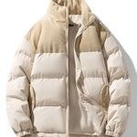 Velira Coats & Jackets bežinė / S Kordūro Pataisytas Užtrauktukas Pūkinis Paltas