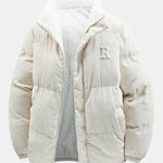 Velira Coats & Jackets bežinė / XS Apverčiamas Teddy Fleece Kordūrojo Paltas