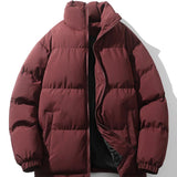 Velira Coats & Jackets bordo / S Funnel Neck Puffer Coat