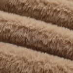 Velira Coats & Jackets Boxy kamufliažo dirbtinės odos apykaklė su gobtuvu