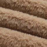 Velira Coats & Jackets Boxy kamufliažo dirbtinės odos apykaklė su gobtuvu