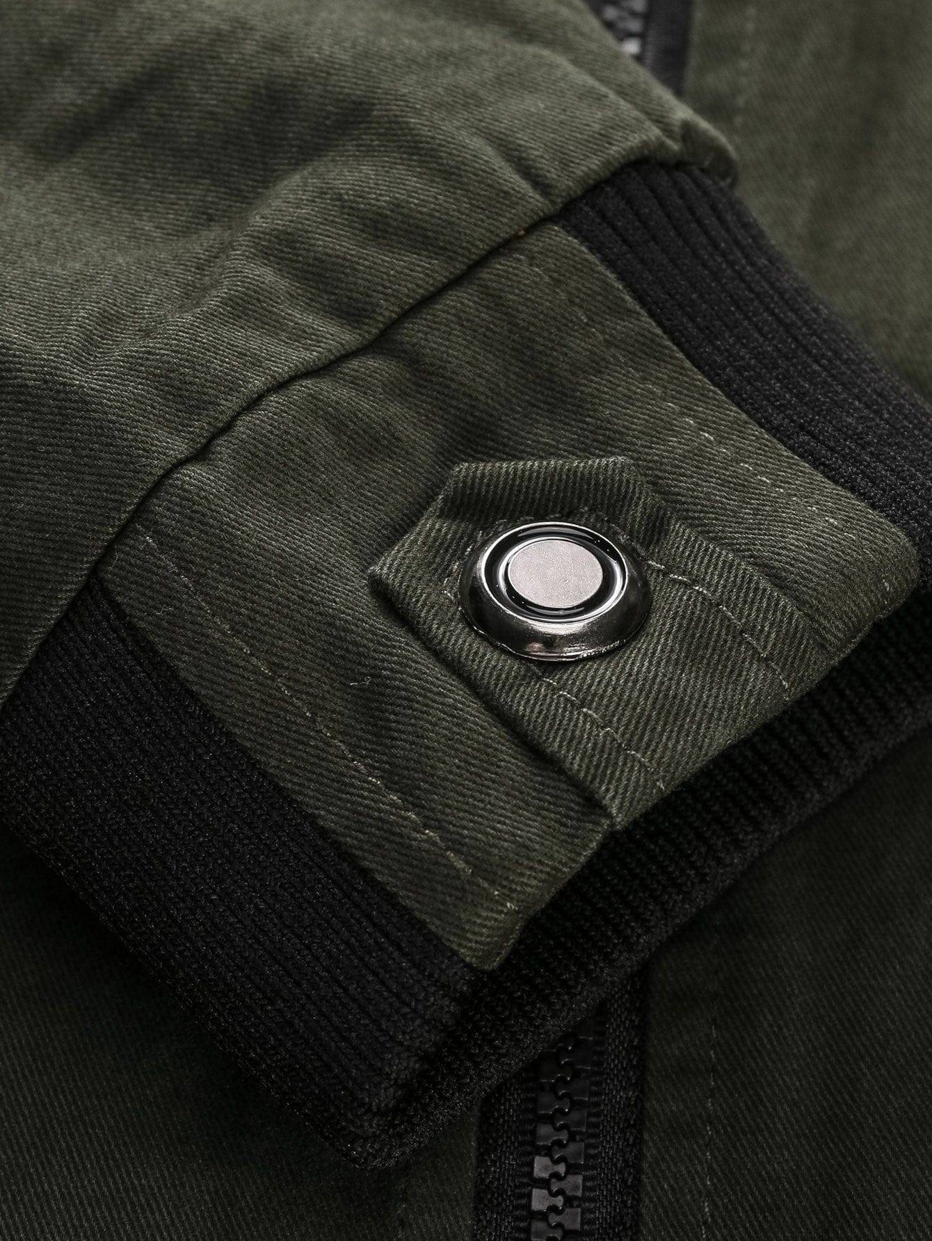 Velira Coats & Jackets Chino užtrauktuku užsegama striukė