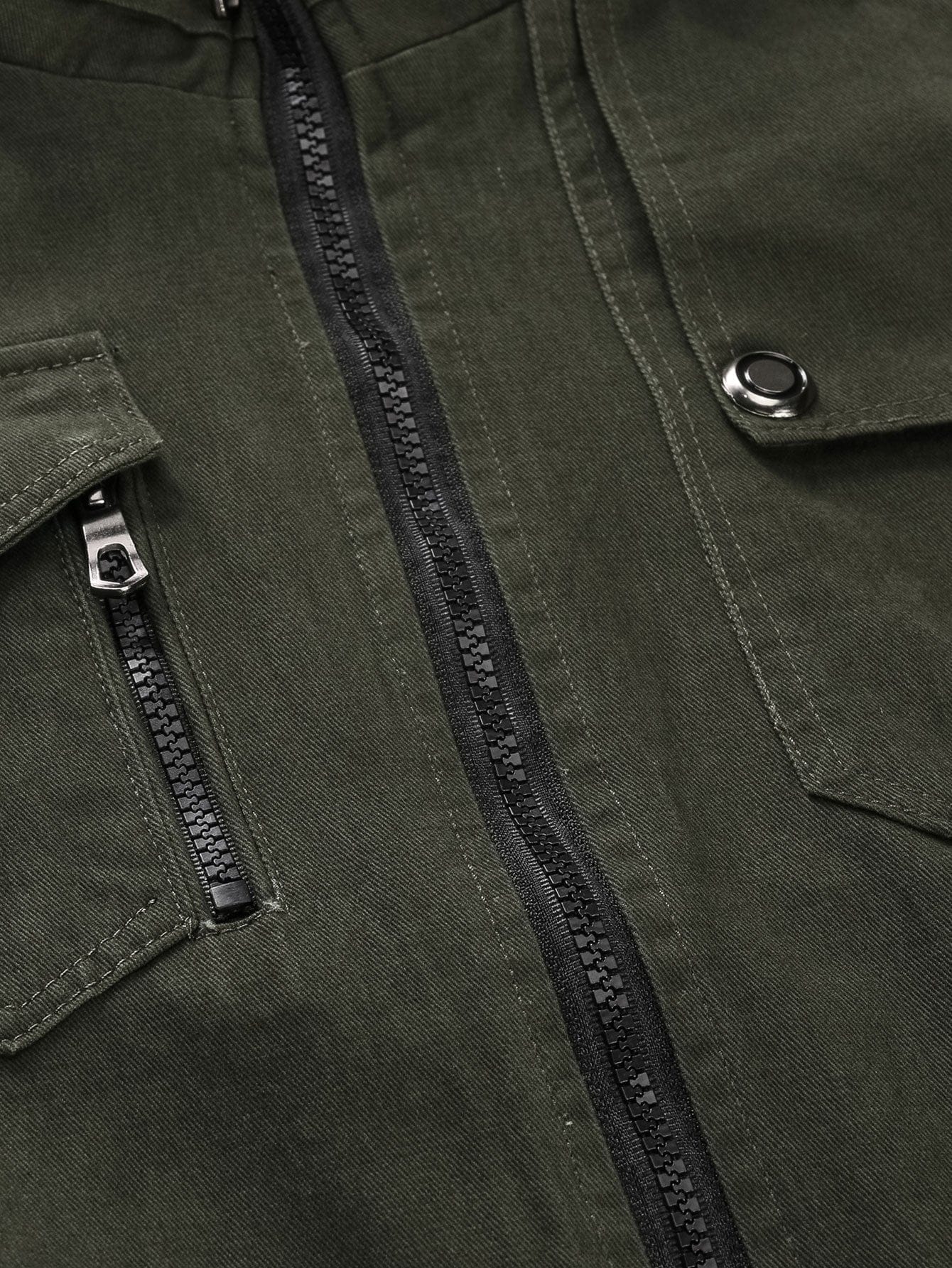 Velira Coats & Jackets Chino užtrauktuku užsegama striukė