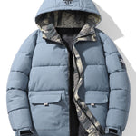 Velira Coats & Jackets dangiška / S Kamufliažinis pamušalas kišenėse su gobtuvu pūkinis paltas