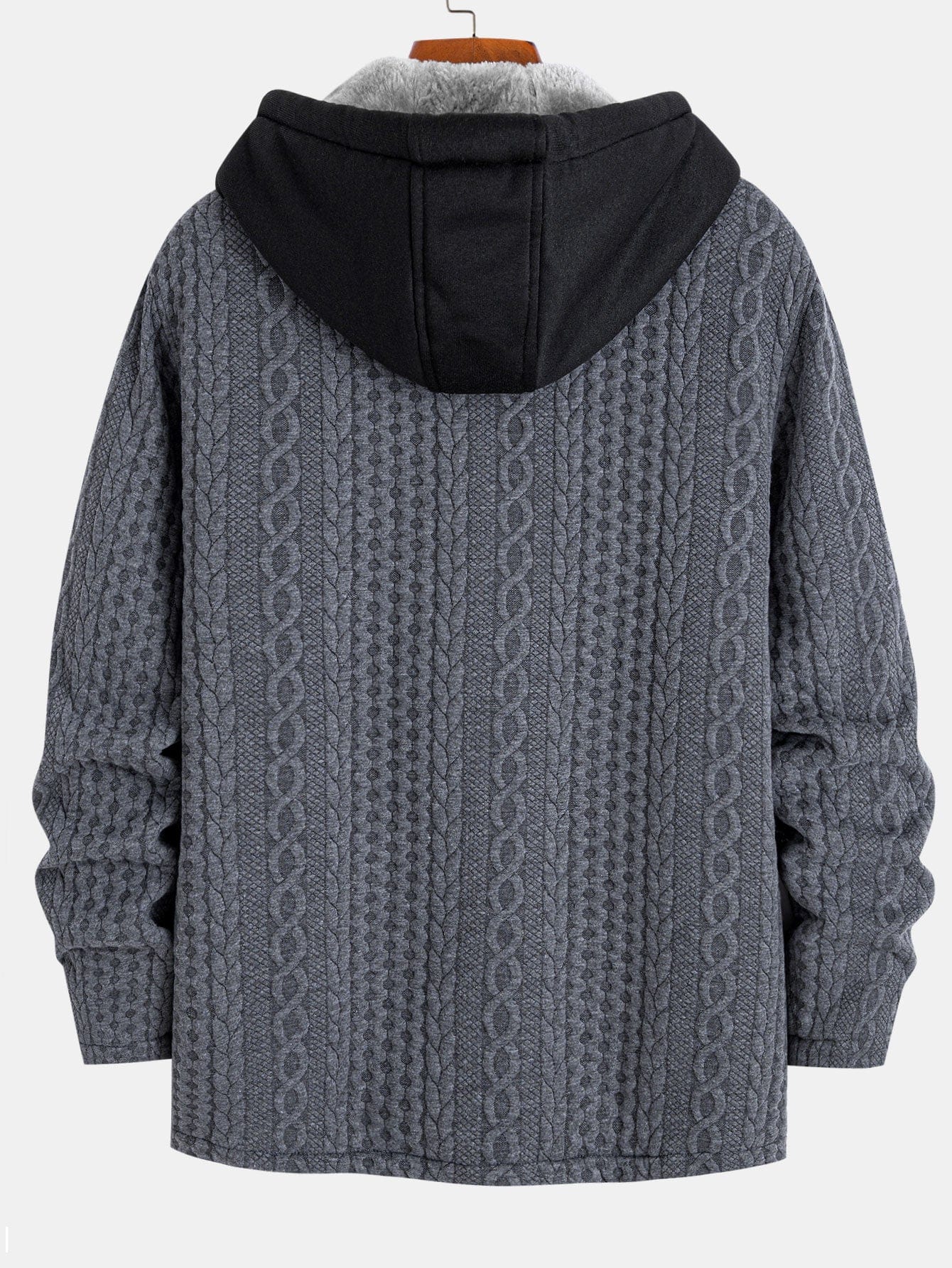 Velira Coats & Jackets Dirbtinio kailio pamušalu suktas džinsinis gobtuvas