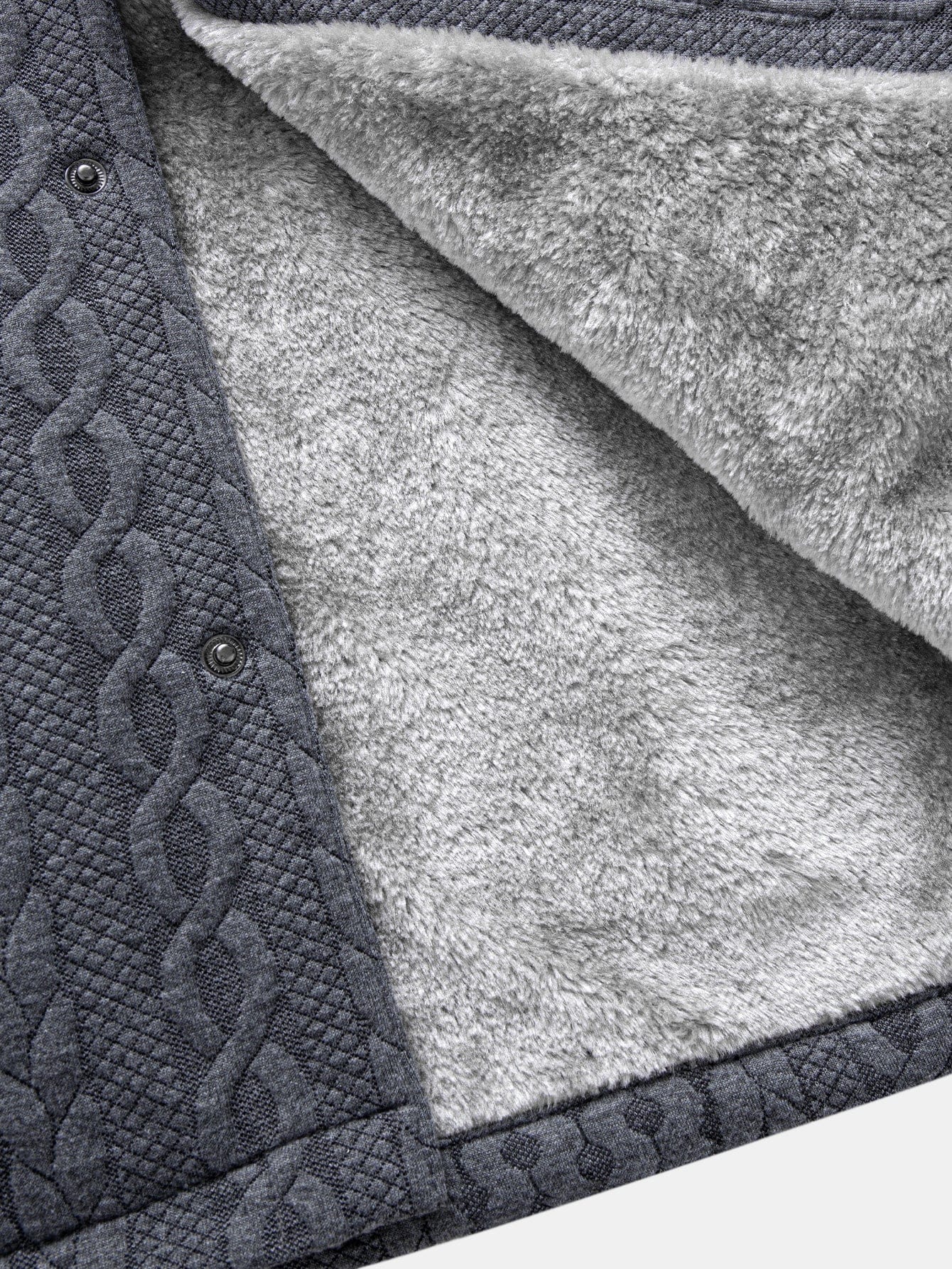 Velira Coats & Jackets Dirbtinio kailio pamušalu suktas džinsinis gobtuvas