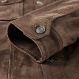 Velira Coats & Jackets Dirbtinio Suede Švarkas