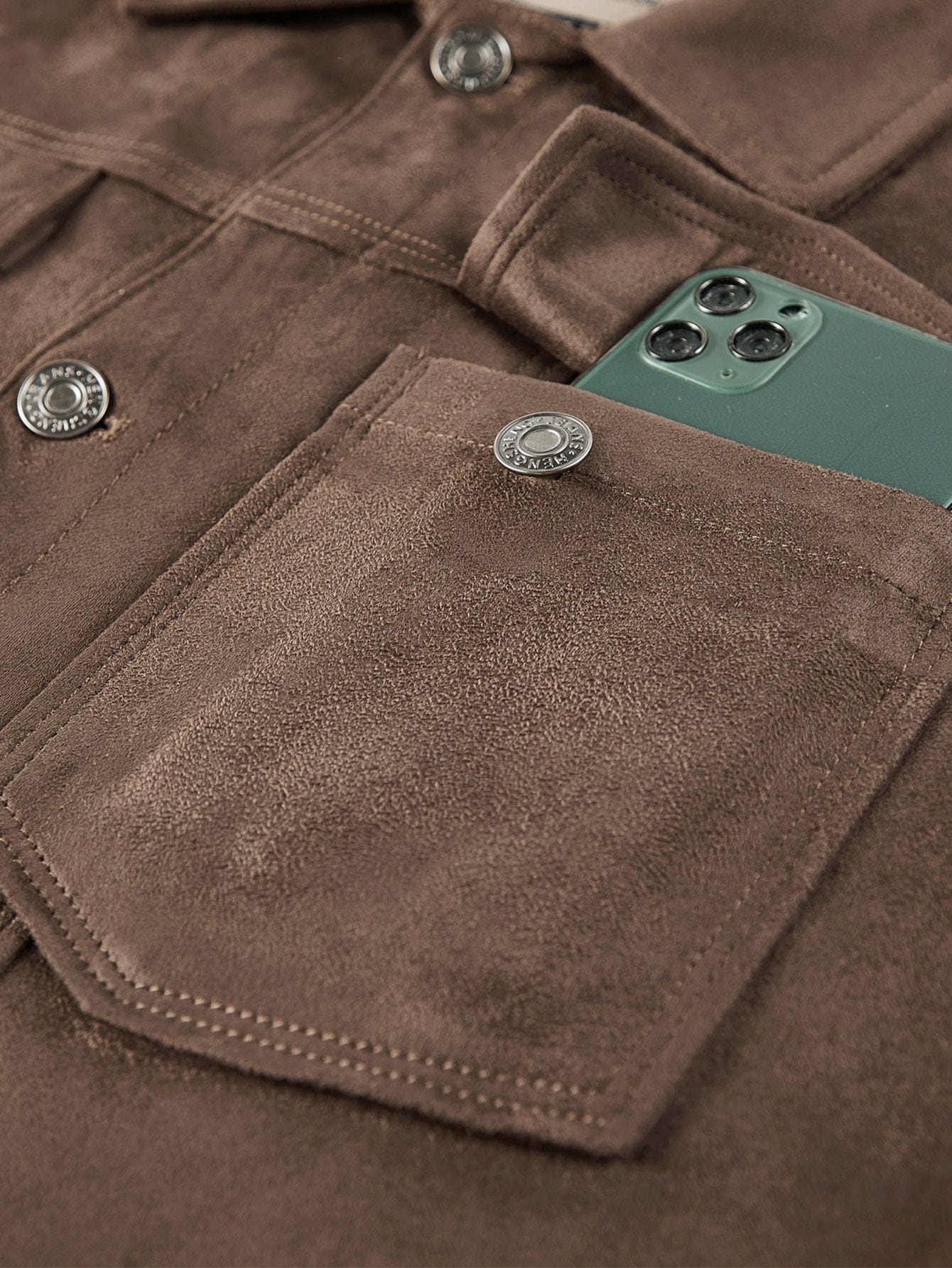 Velira Coats & Jackets Dirbtinio Suede Švarkas