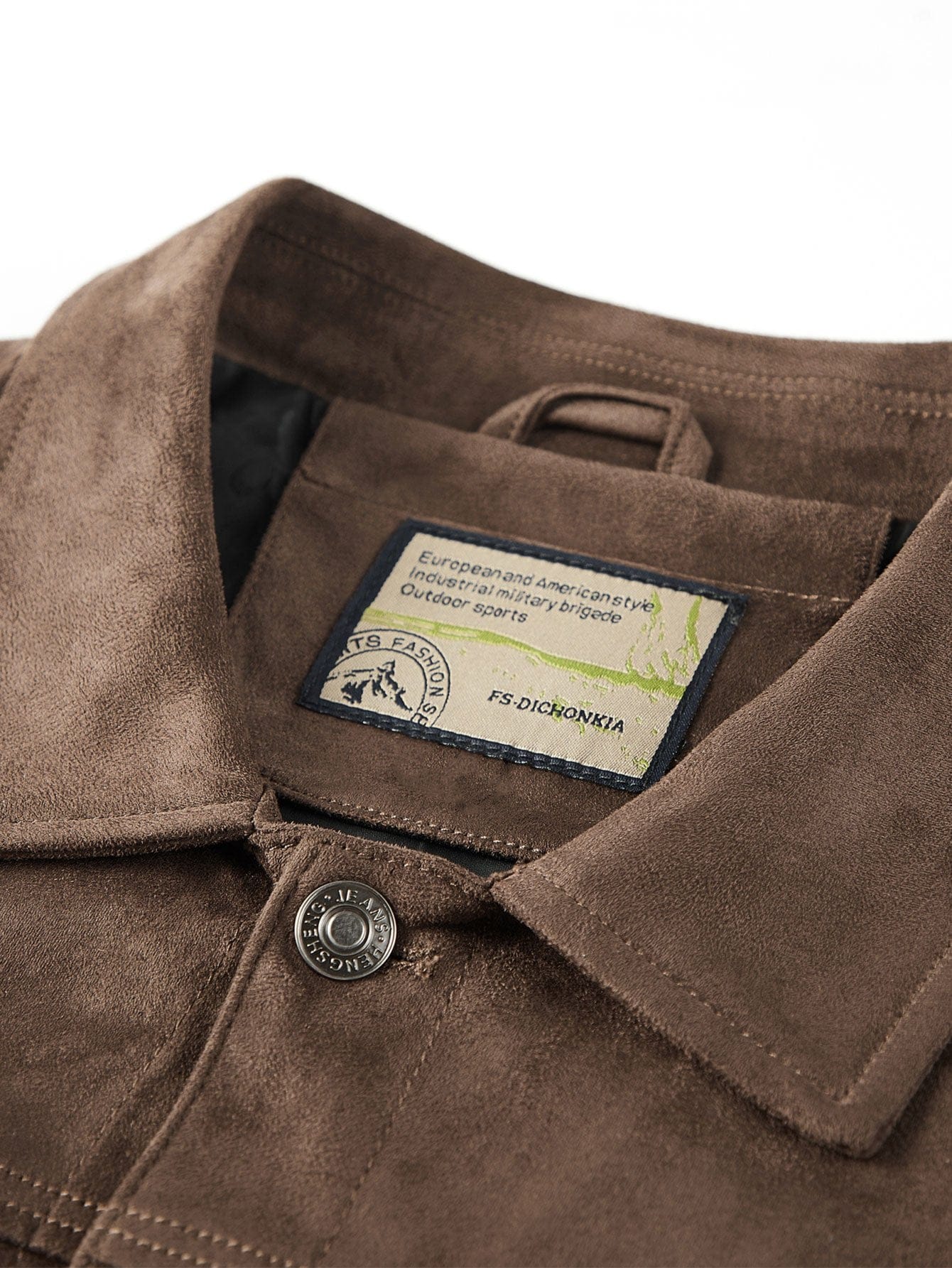 Velira Coats & Jackets Dirbtinio Suede Švarkas