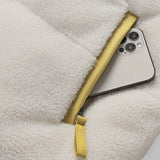 Velira Coats & Jackets Dvigubo Šono Teddy Pūkuotas Paltas