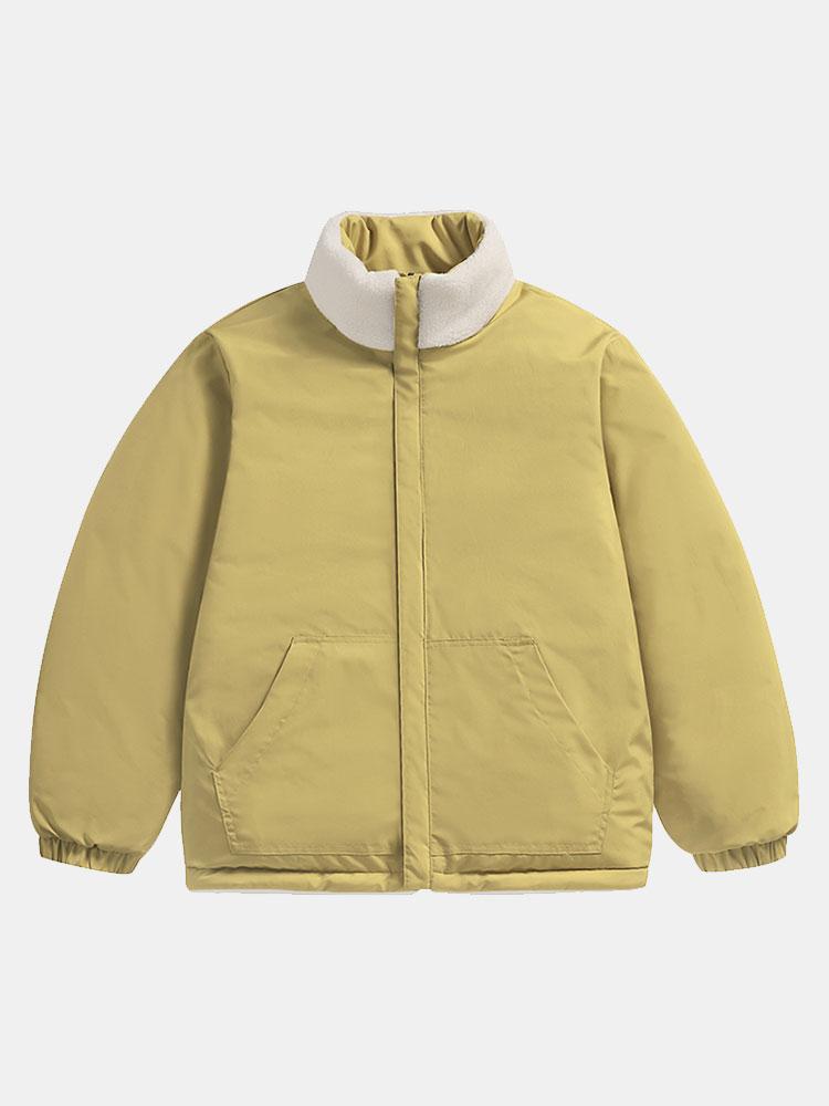 Velira Coats & Jackets Dvigubo Šono Teddy Pūkuotas Paltas