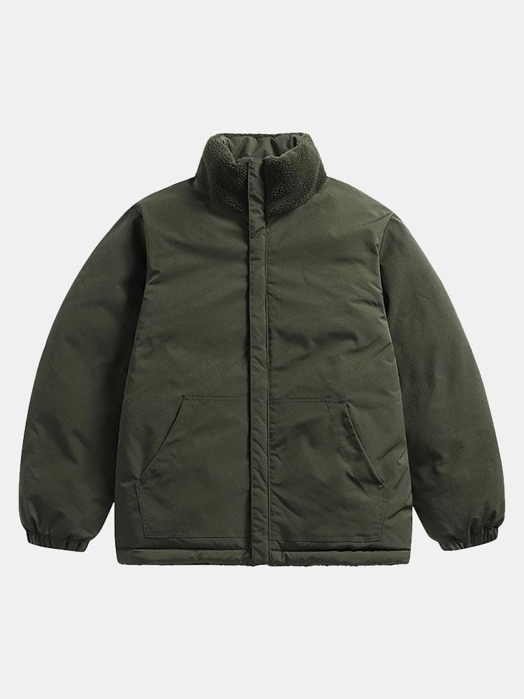 Velira Coats & Jackets Dvigubo Šono Teddy Pūkuotas Paltas