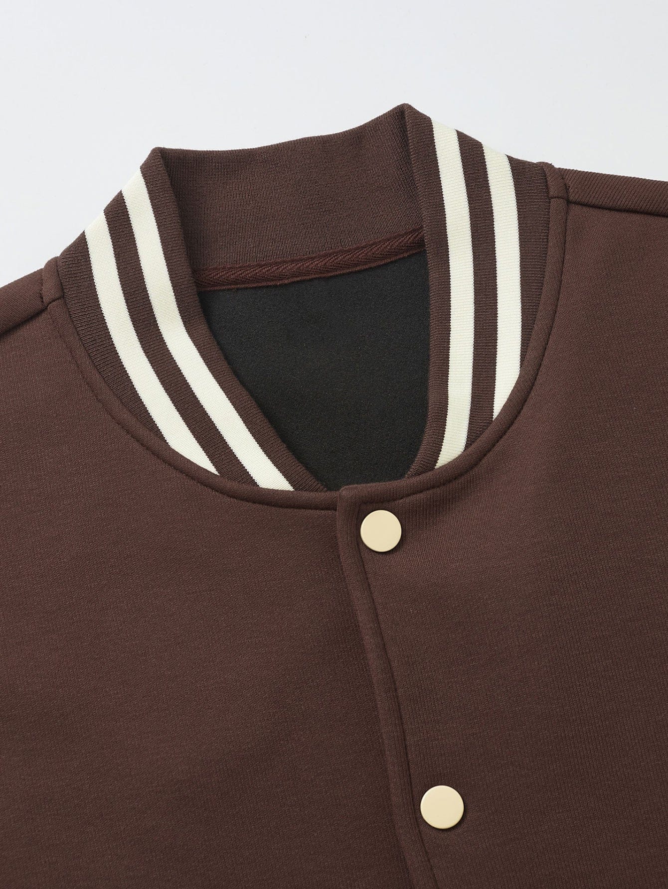 Velira Coats & Jackets Džersio kontrasto preppy striukė