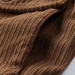 Velira Coats & Jackets Funnel Neck Zipped Corduroy Jacket