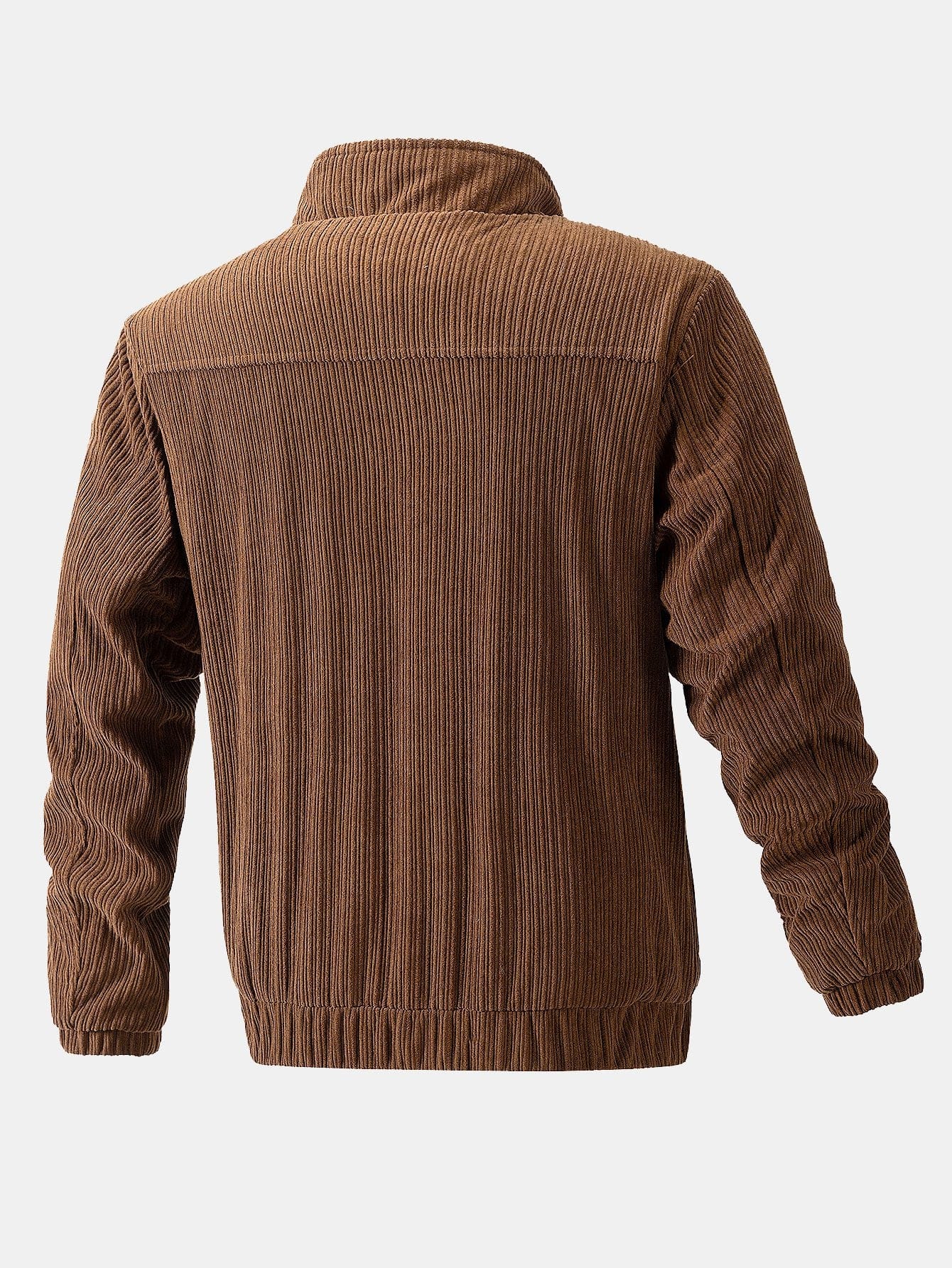 Velira Coats & Jackets Funnel Neck Zipped Corduroy Jacket