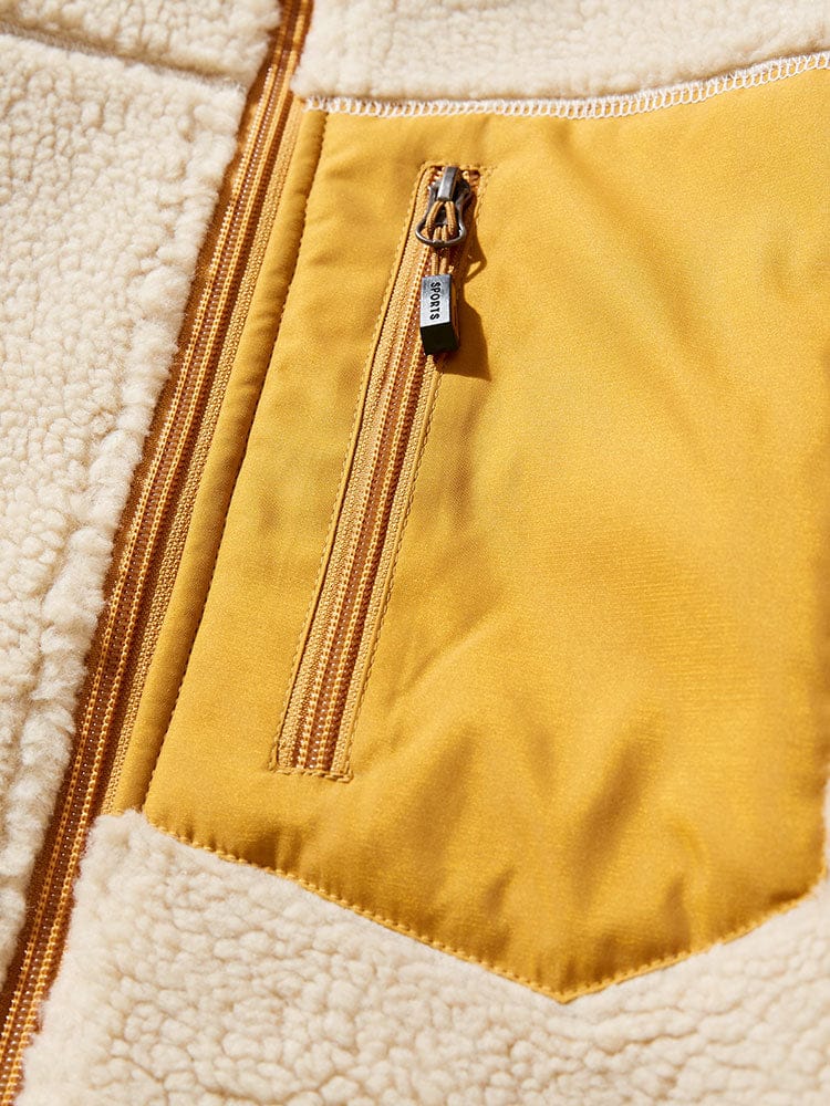 Velira Coats & Jackets Hoooyi Užtrauktukinė Teddy Dirbtinio Kailio Striukė