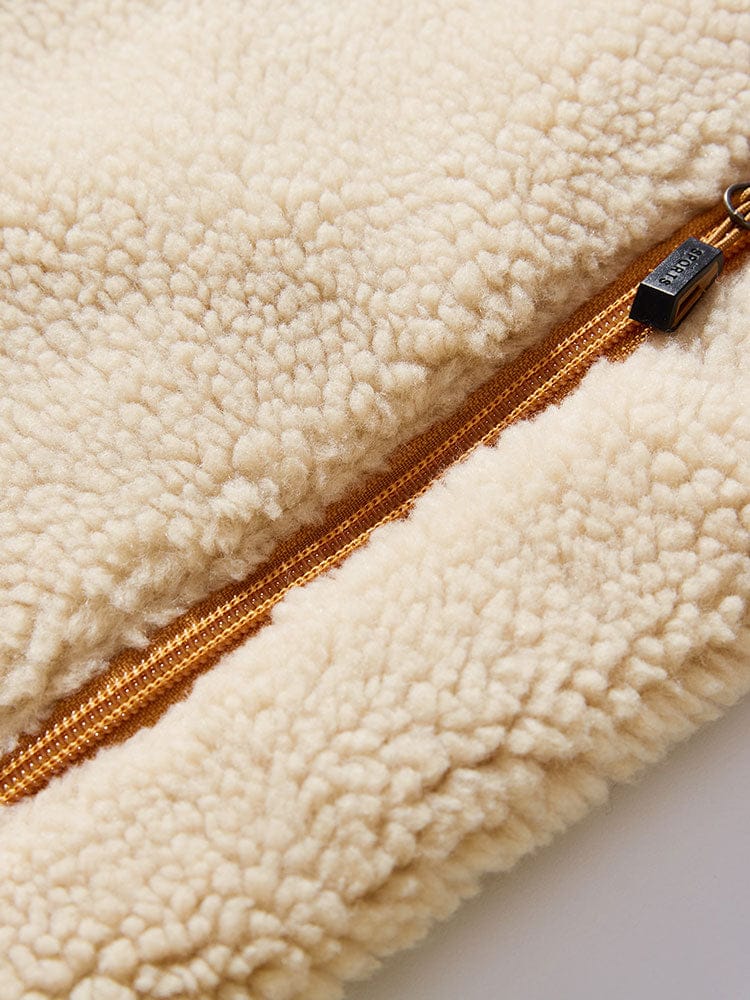 Velira Coats & Jackets Hoooyi Užtrauktukinė Teddy Dirbtinio Kailio Striukė