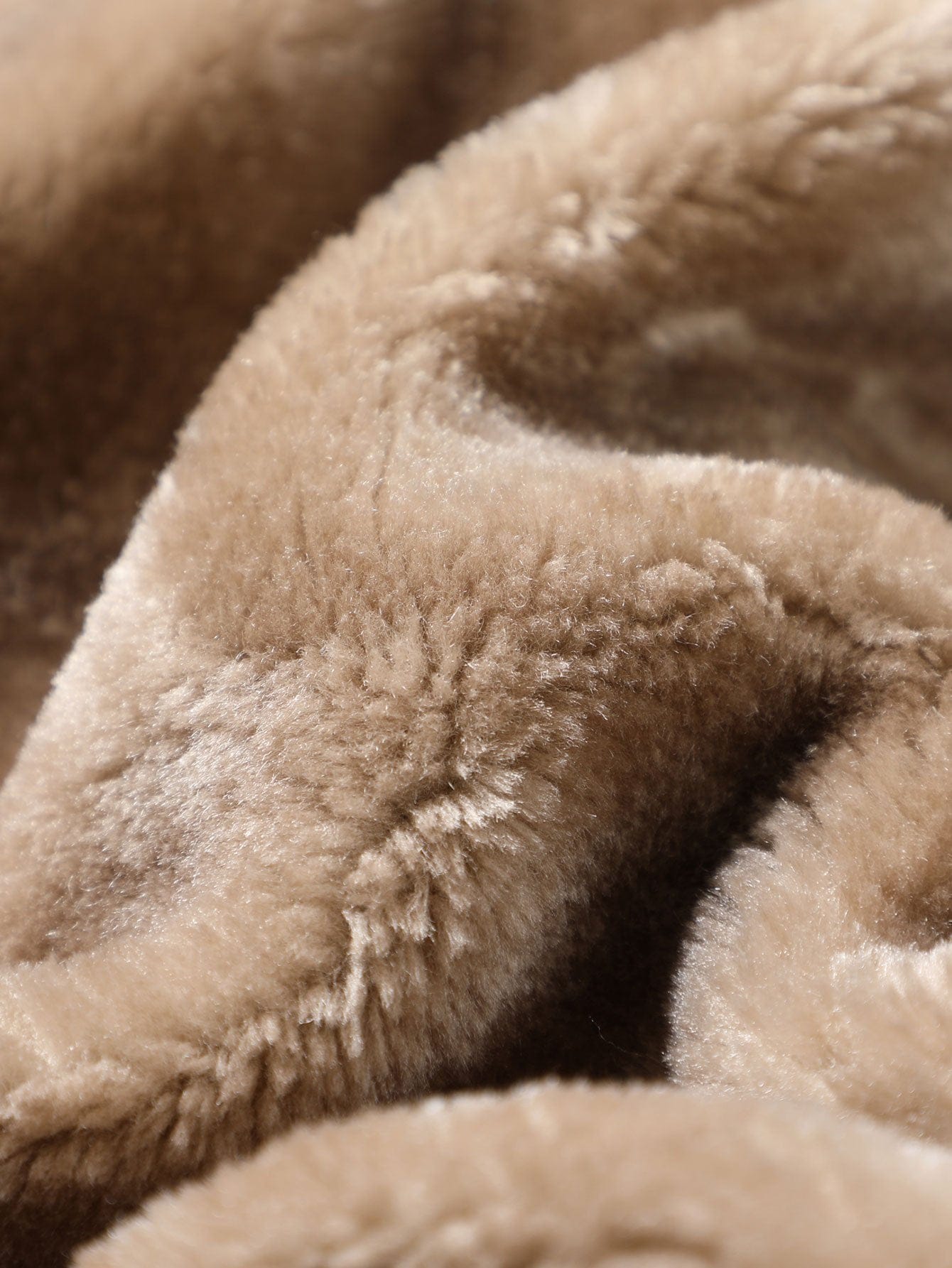 Velira Coats & Jackets Ilgas dirbtinio kailio PU odos paltas