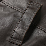 Velira Coats & Jackets Ilgas dirbtinio kailio PU odos paltas