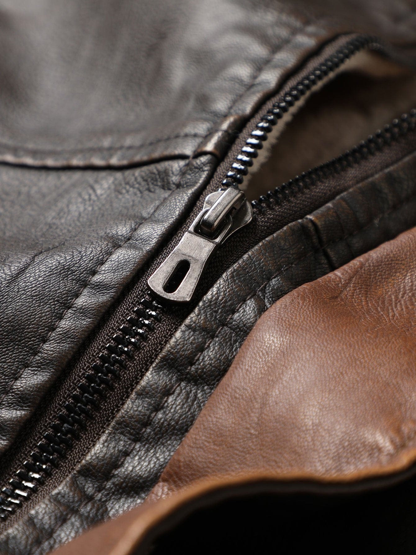 Velira Coats & Jackets Ilgas dirbtinio kailio PU odos paltas