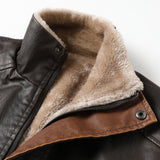 Velira Coats & Jackets Ilgas dirbtinio kailio PU odos paltas