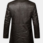 Velira Coats & Jackets Ilgas dirbtinio kailio PU odos paltas