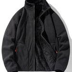 Velira Coats & Jackets juoda / S Apverčiamas Teddy Fleece Paltas