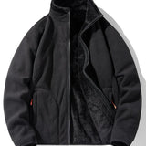 Velira Coats & Jackets juoda / S Apverčiamas Teddy Fleece Paltas