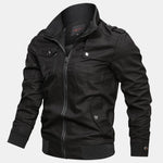 Velira Coats & Jackets juoda / S Chino užtrauktuku užsegama striukė