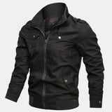 Velira Coats & Jackets juoda / S Chino užtrauktuku užsegama striukė