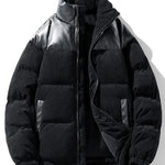 Velira Coats & Jackets juoda / S Kordūroja PU Pataisytas Pūkinis Paltas