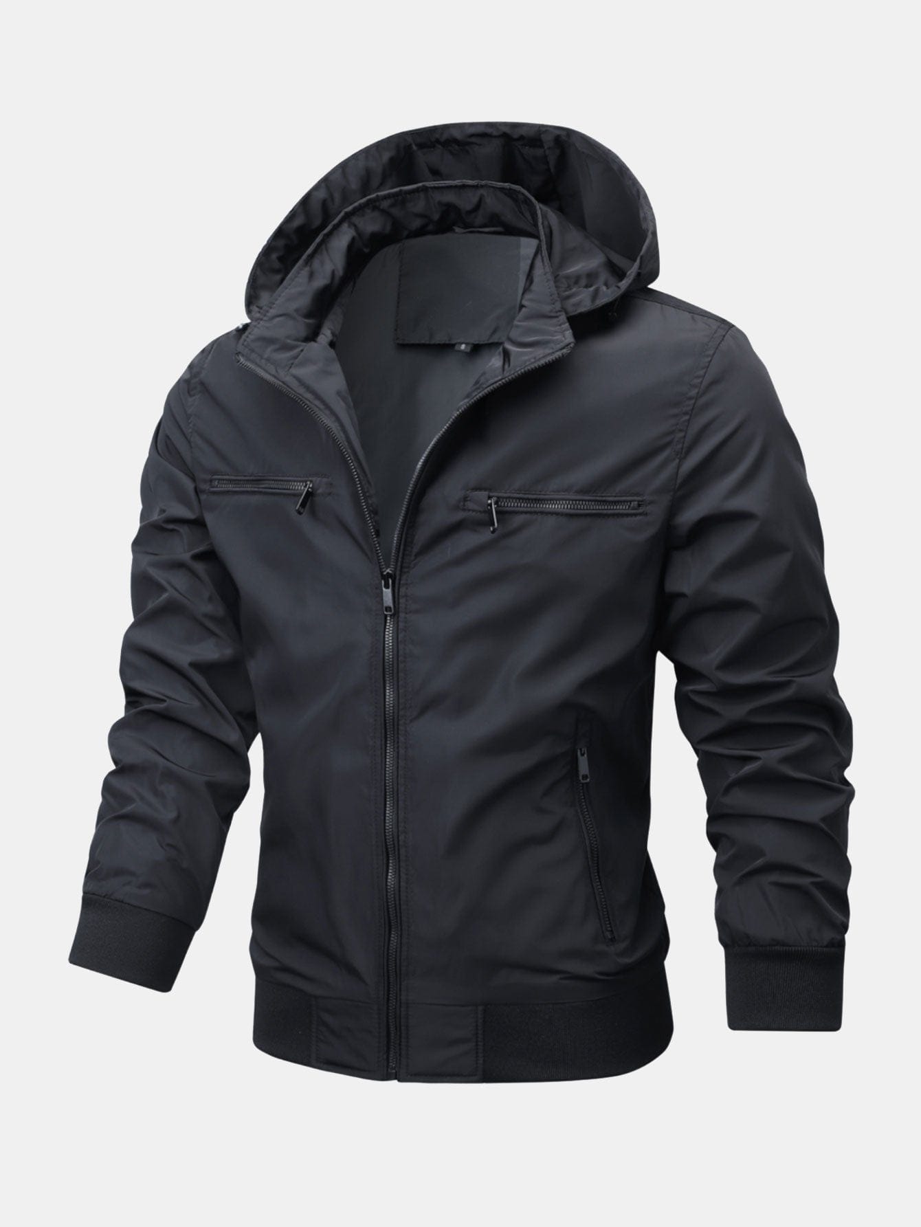Velira Coats & Jackets juoda / S Nuimamas gobtuvas striukė