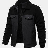 Velira Coats & Jackets juoda / S Pamušalu išklota Teddy sujungta striukė