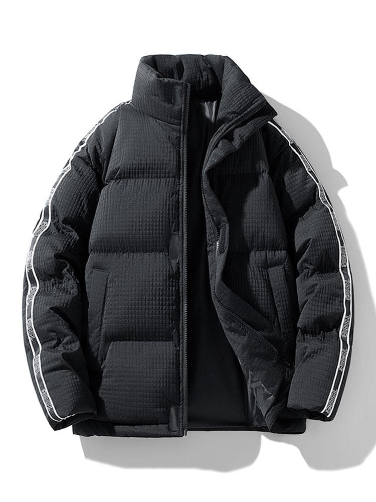 Velira Coats & Jackets juoda / S Vaflinė Zip Up Pūkinė Striukė