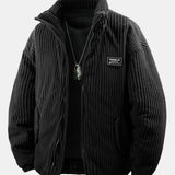 Velira Coats & Jackets juoda / XS Pamušalu išklotas kordūrojo paltas