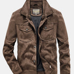 Velira Coats & Jackets kava / S Dirbtinio Suede Švarkas