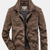 Velira Coats & Jackets kava / S Dirbtinio Suede Švarkas