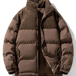 Velira Coats & Jackets kava / S Kordūro Pataisytas Užtrauktukas Pūkinis Paltas