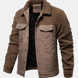 Velira Coats & Jackets kava / S Pamušalu išklota Teddy sujungta striukė