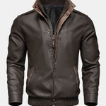 Velira Coats & Jackets kava / S PU odos striukė