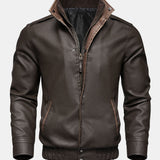 Velira Coats & Jackets kava / S PU odos striukė