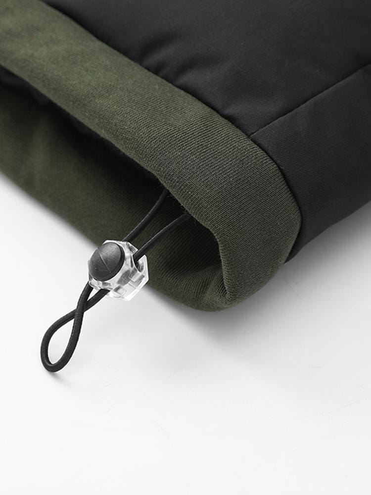 Velira Coats & Jackets Kontrasto užtrauktukas su gobtuvu pūkinė striukė