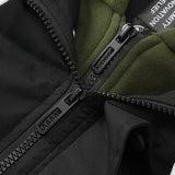 Velira Coats & Jackets Kontrasto užtrauktukas su gobtuvu pūkinė striukė
