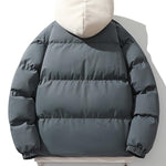 Velira Coats & Jackets Kontrasto užtrauktukas su gobtuvu pūkinė striukė