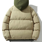 Velira Coats & Jackets Kontrasto užtrauktukas su gobtuvu pūkinė striukė