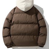 Velira Coats & Jackets Kontrasto užtrauktukas su gobtuvu pūkinė striukė