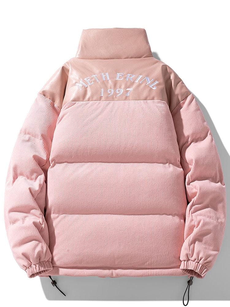 Velira Coats & Jackets Kordūroja PU Pataisytas Pūkinis Paltas