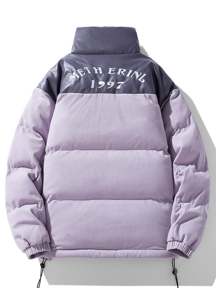 Velira Coats & Jackets Kordūroja PU Pataisytas Pūkinis Paltas