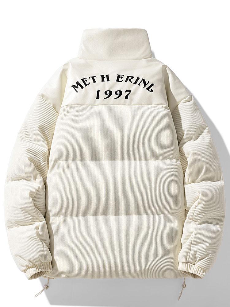 Velira Coats & Jackets Kordūroja PU Pataisytas Pūkinis Paltas
