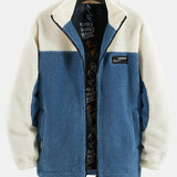Velira Coats & Jackets mėlyna / S Teddy Fleece Pataisytas Užtrauktukas Striukė